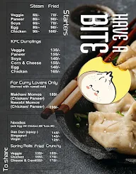 Have A Bite menu 1