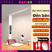 Đèn Bàn Học Chống Cận Để Bàn Led 3 Chế Độ Đọc Sách, Máy Tính, Làm Việc, Màn Hình Lcd, Tích Hợp Pin Sạc, Bảo Hành 3 Năm