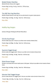 H&F Healthy And Fit Food menu 7