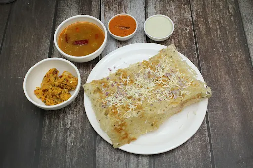 Rawa Cheese Onion Dosa