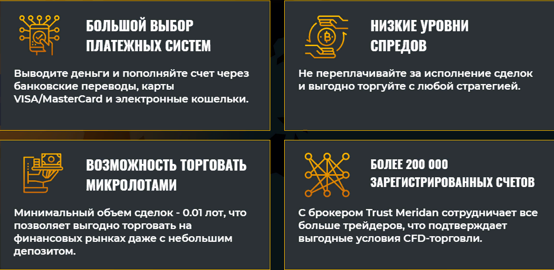 Обзор брокера Trust Meridan: регуляция, торговля, отзывы