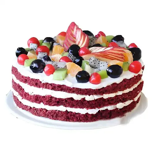 Red Velvet Fruit Cake [500 Grams]