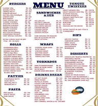 Chillyard Cafe menu 2