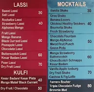 Lassi Corner menu 3