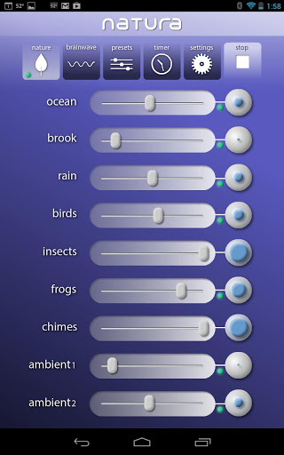 Screenshot Natura Sound Therapy