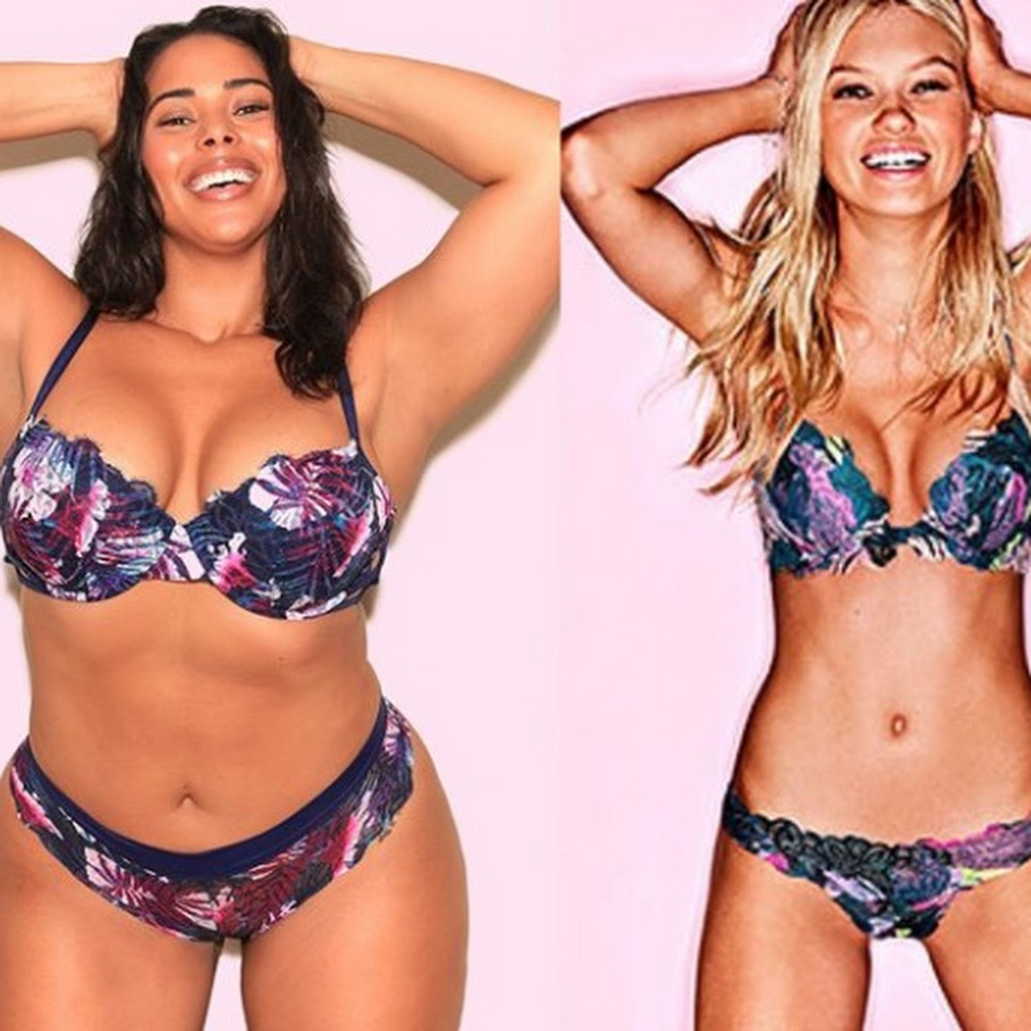 Curvy girls can sell lingerie too: plus-size model recreates Victoria's  Secret ads