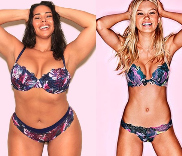 Curvy girls can sell lingerie too: plus-size model recreates Victoria's  Secret ads