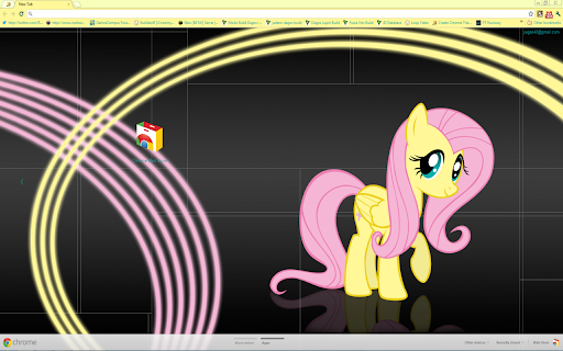 Fluttershy Light Theme Preview 1