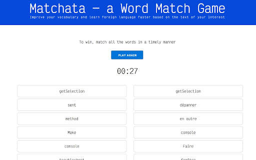 Matchata - Match Word Pairs