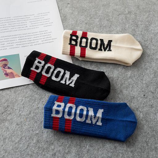 Title 8, Mens Fashion Casual Mid-calf Cotton Socks