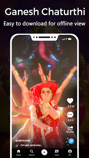 Ganesh Chaturthi short video - Ganesh tiktik video