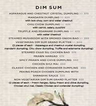 Tattenham Across The Orient - Tao menu 5