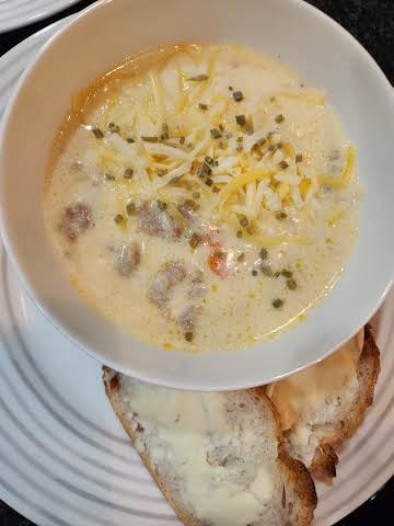 Cheesy Sausage Soup