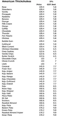 B'Creamy menu 1