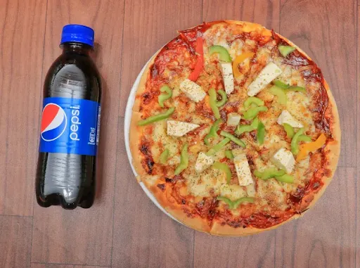 Veg Tandoori Pizza - 8 Inches [250 ML Cold Drink Free]