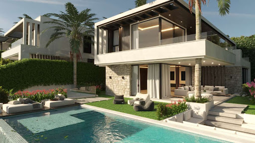 Villa purchase in Málaga (Spain) - Modern villa with pool and garden