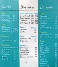 Friends Baker menu 1