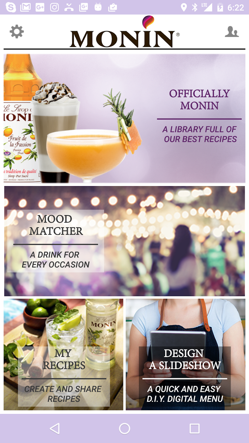 MONIN Inspiration Screen 1