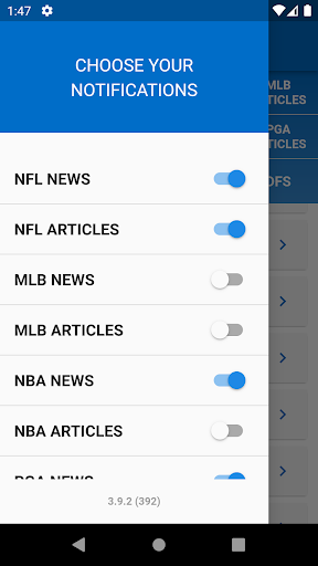 Screenshot Fantasy Sports News and Alerts