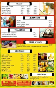 Jay Shree Millet Cafe menu 1