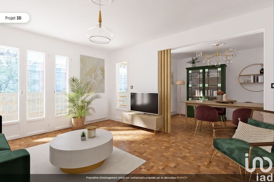 Vente appartement 4 pièces 95 m² à Villeurbanne (69100), 240 000 €