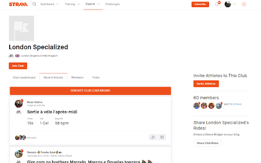Strava Dash - Detailed Club Leaderboards