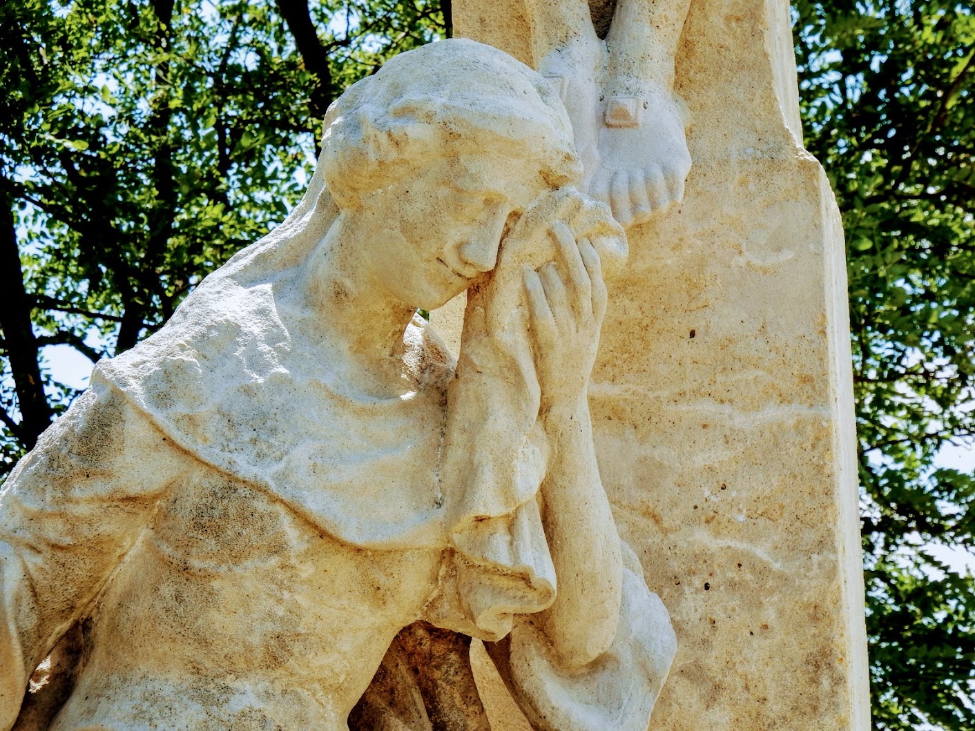 Mór - kálvária a temetőben, kálvária-szoborcsoport