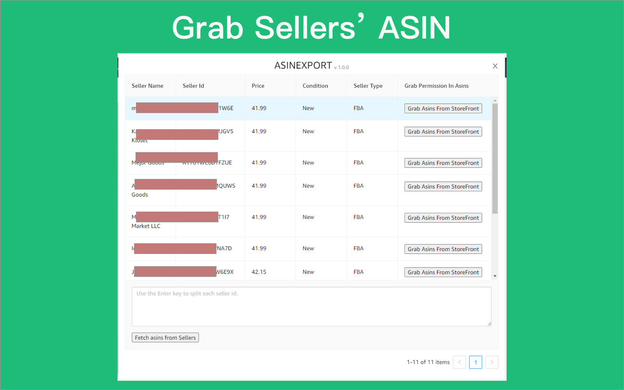 ASINEXPORT - Amazon ASIN Lookup & Grabber Preview image 1