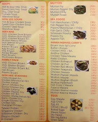 Hydrabad Dum Biriyani menu 1