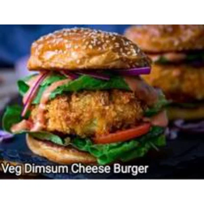 Veg Dimsum Cheese Burger