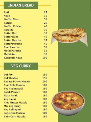 Smiles Andhra Spicy Family Restaurant menu 