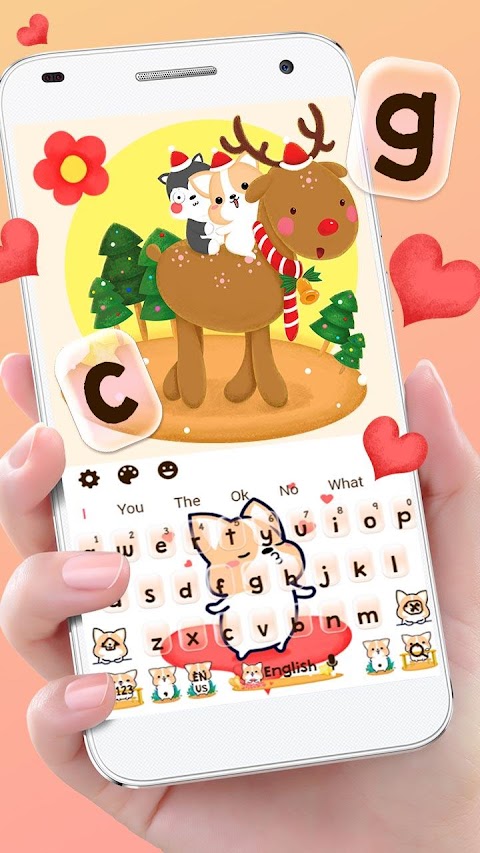 Corky Gorky 3D Cute Keyboardのおすすめ画像1