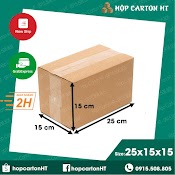 Hộp Carton Đóng Hàng 25X15X15 Đựng Giày Dép, Phụ Kiện Đồ Gia Dụng Giá Rẻ - Hộp Carton Ht