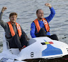 IN BEELD: Goffin en Darcis geven in Antwerpen al het goede voorbeeld voor Davis Cup-finale, al is het wel met ... een waterfiets