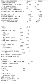 Gappu's menu 1