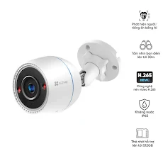 Camera WIFI ngoài trời EZVIZ CS-H3C (AI, FHD, 2.8mm, LAN)