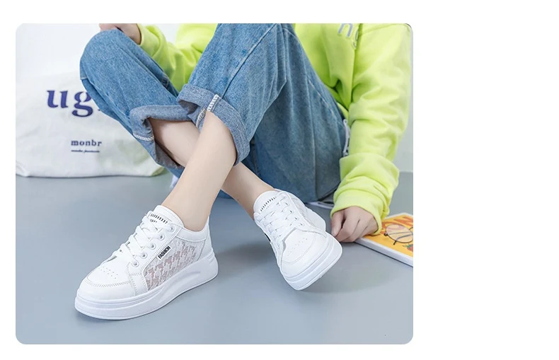 Title 8, Zapatos blancos para mujer Primavera y verano Z...