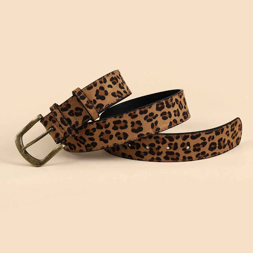 Title 6, Cintura Boxi Style in PU con stampa leopardata ...