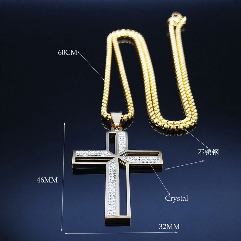 Street Hip Hop Style diamanten hanger ketting van roestvrij staal. Stijlvolle accessoire voor een opvallende look.