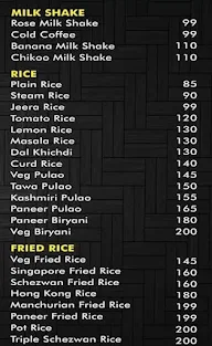 Shiva Fast Food menu 1