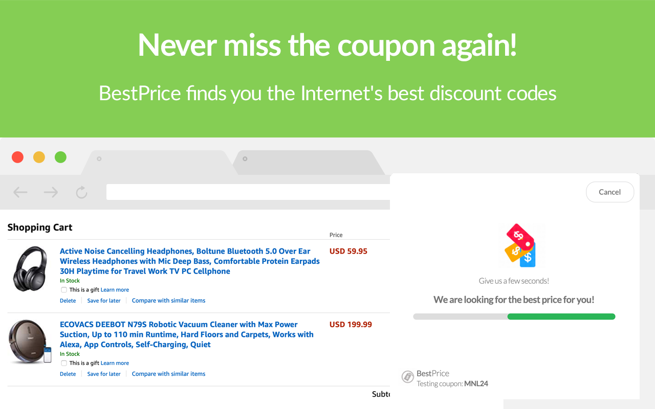 BestPrice - Coupons, Promo Codes, and Deals Preview image 0