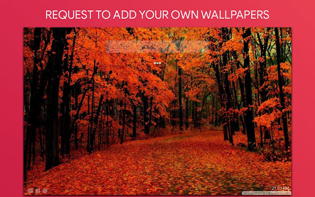 Fall Wallpaper HD Custom New Tab