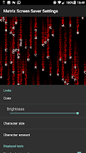 Matrix Screensaver With Battery And Time Google Play のアプリ