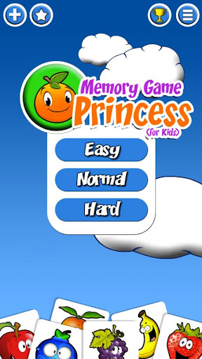 Memory Game Fruits for kids