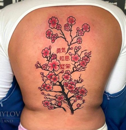 Cherry Blossom Tattoo Design