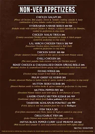 Piali - The Curry Bistro menu 4