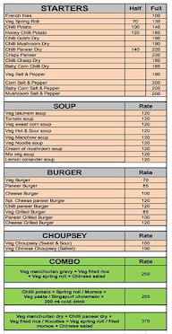 New Chinese Hut menu 4