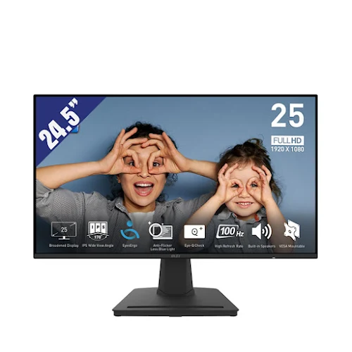 Màn hình LCD MSI 24.5"  PRO MP252 (1920 x 1080/ IPS/ 100Hz/ 1ms(MPRT))