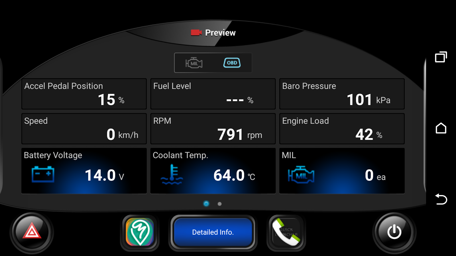   CaroO Pro (Dashcam & OBD): captura de pantalla 