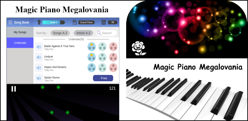 Piano Tap Megalovania